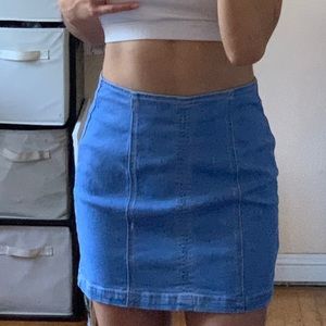 PacSun Denim Pencil Skirt